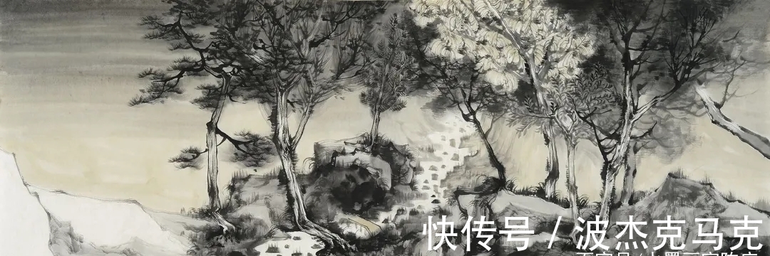 身材|她有姣好的面容、模特的身材,然而她却选择了艰辛的山水画艺术