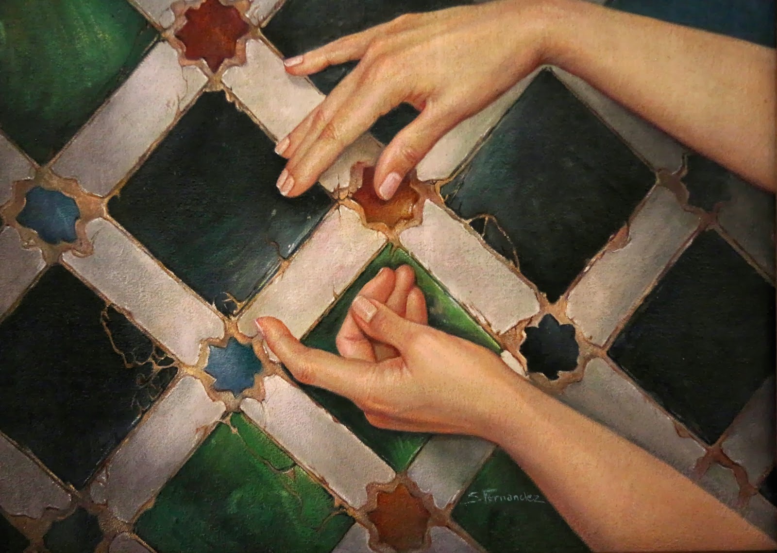 西班牙!西班牙艺术家 索莱达画中的女性,美丽动人!