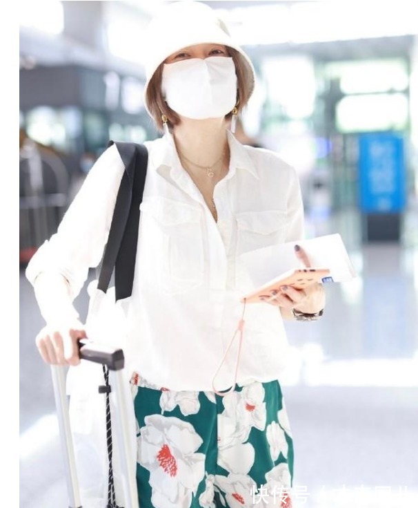 穿搭 马伊琍不再留“寸头”,渔夫帽配齐耳短发还染色,比年轻人懂发型!