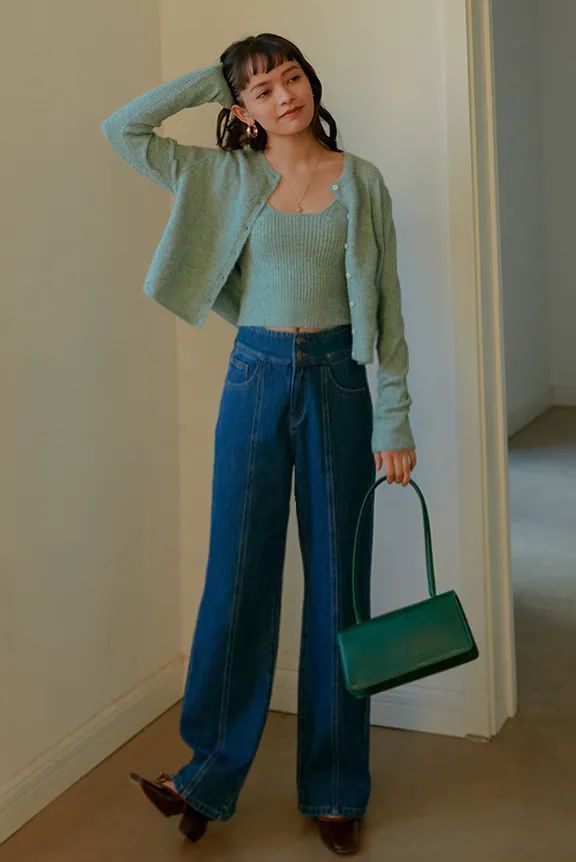 奶奶裤 针织衫+奶奶裤=好看好穿爆了！