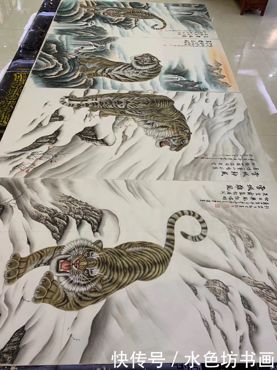 画家专栏 │王建辉——虎卧中堂万事吉祥