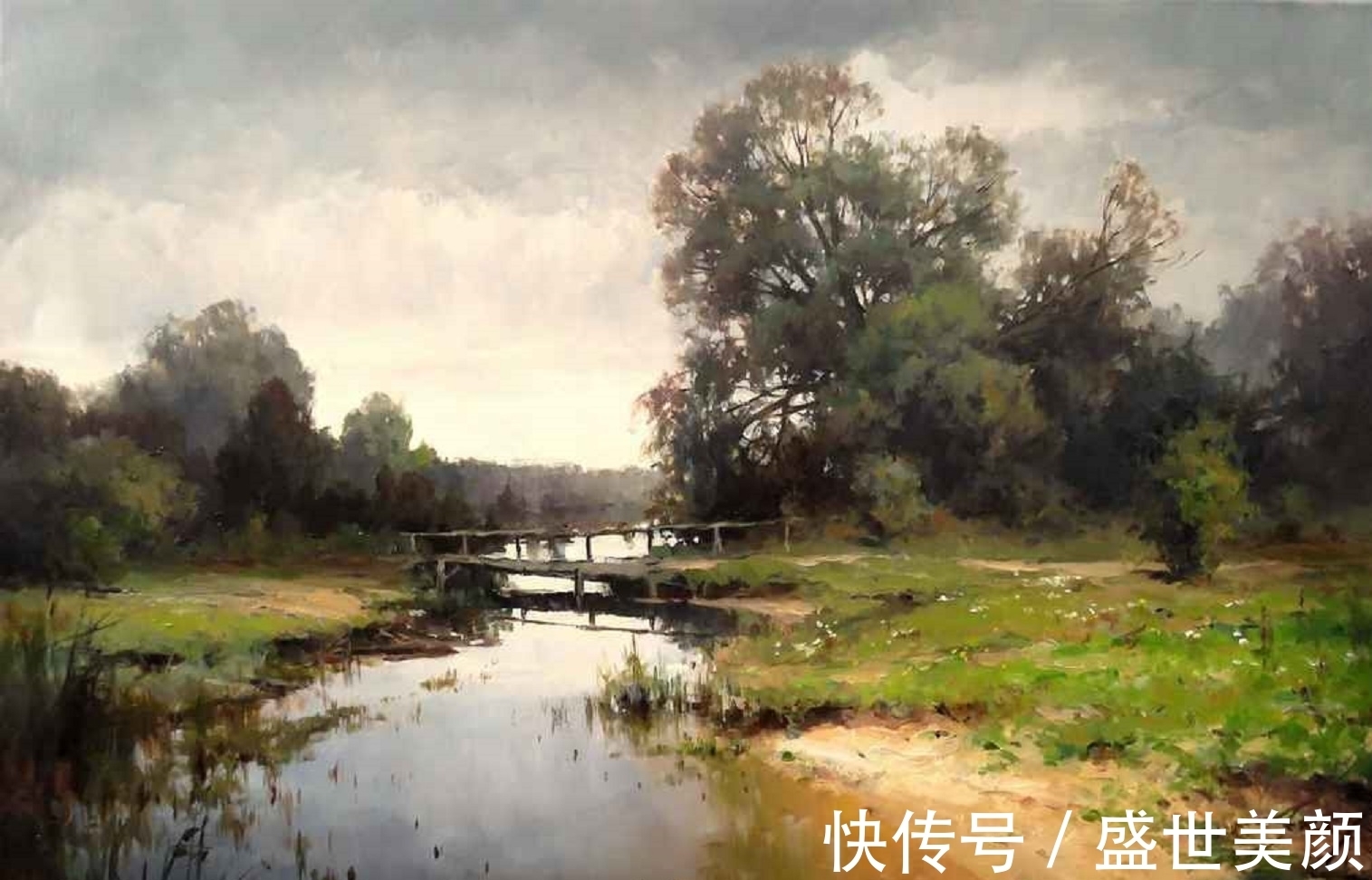 大师$瑰丽的色彩和跳动的光线——俄罗斯大师博日科夫绝美的风景画作