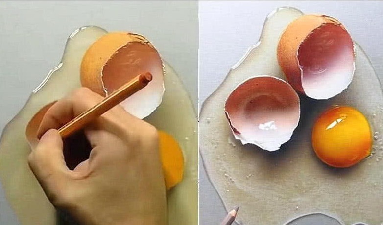 美术生来$美术生“绘画功底”有多强,老师看后难辨真假,并直言:没白教