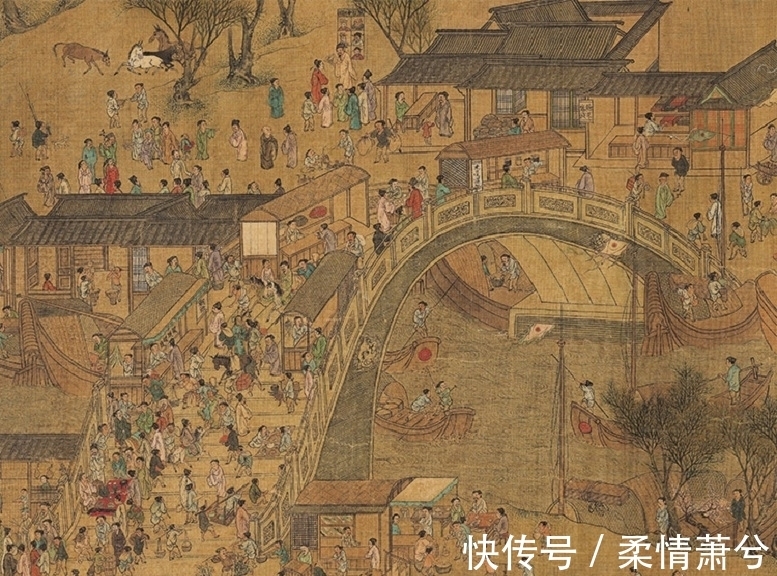 场景|把清明上河图放大100倍,发现一尴尬场景:树下睡觉的小伙在干嘛?