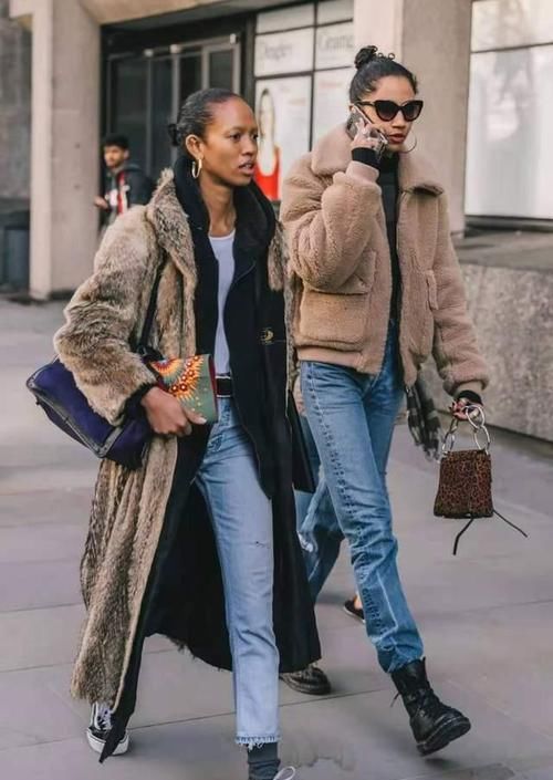 不论穿羽绒服还是大衣,一定要牢记“上下法则”,时髦显高级