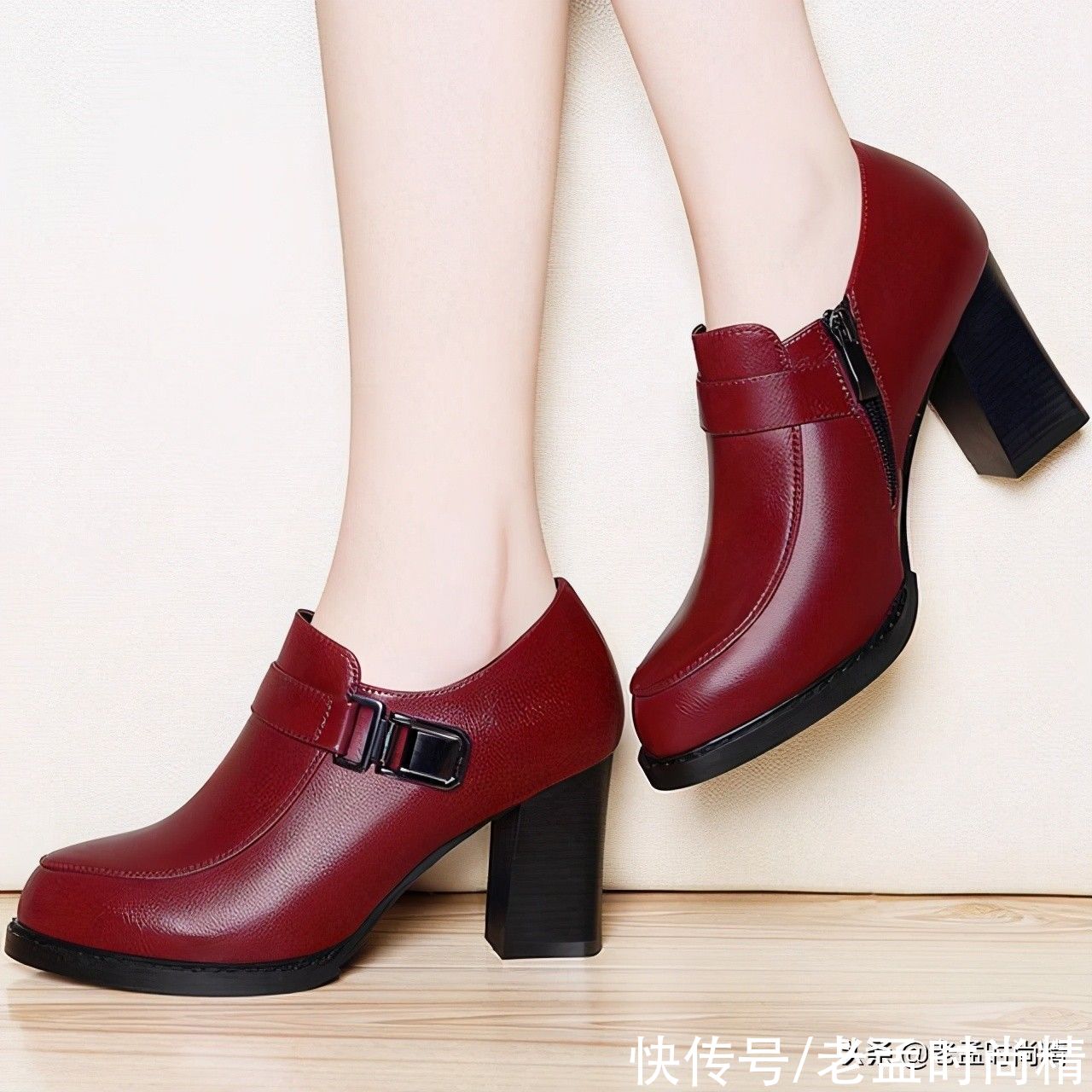 新款时髦粗跟单鞋，穿上舒适有气场又时尚