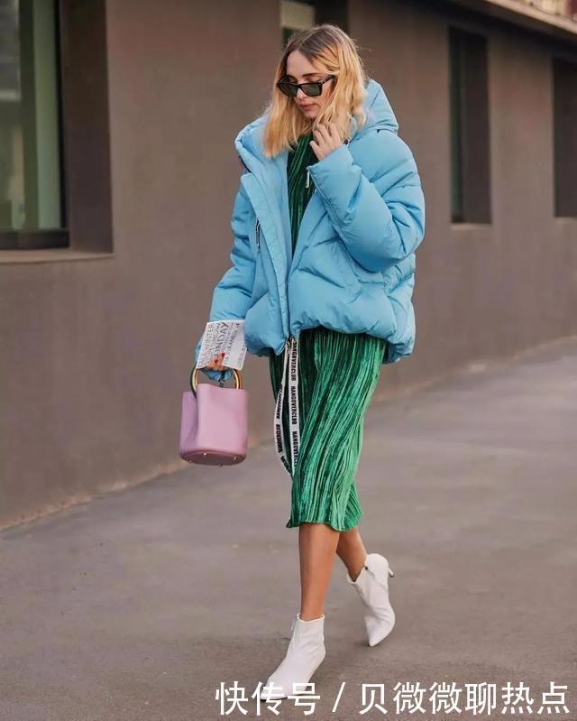 搭配|“羽绒服+裙子”才是冬天正确的打开方式!