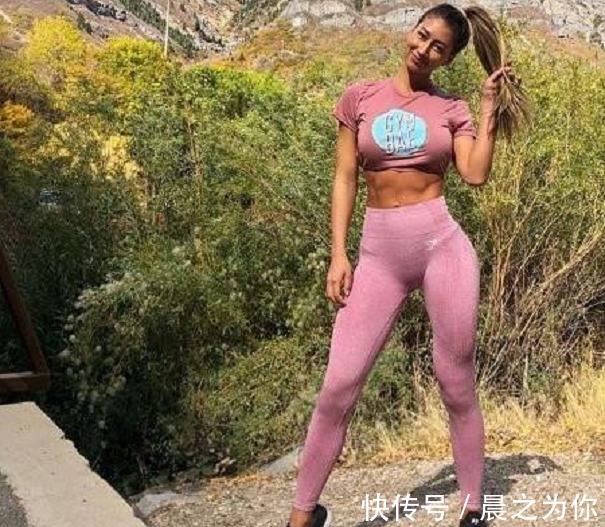 健身房|混血美女坚持健身,身材妖娆抚媚,简直就是完美女神