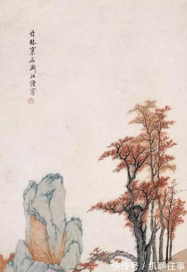 水墨纸本|清初四大画僧笔下的意境山水,不只是养眼