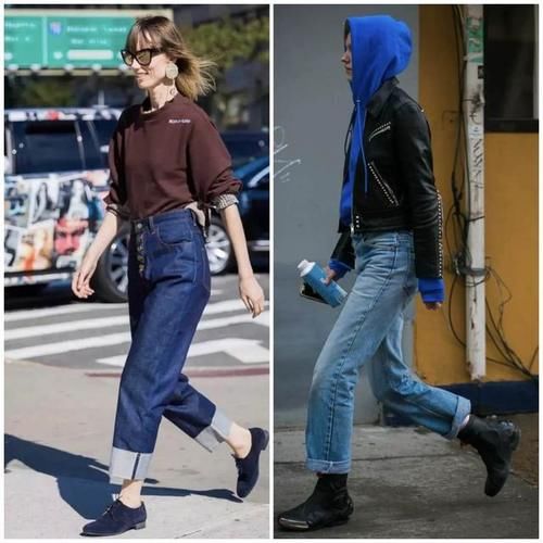 穿卫衣时一定要这样搭，配阔腿裤“显高显瘦”，时髦精最爱