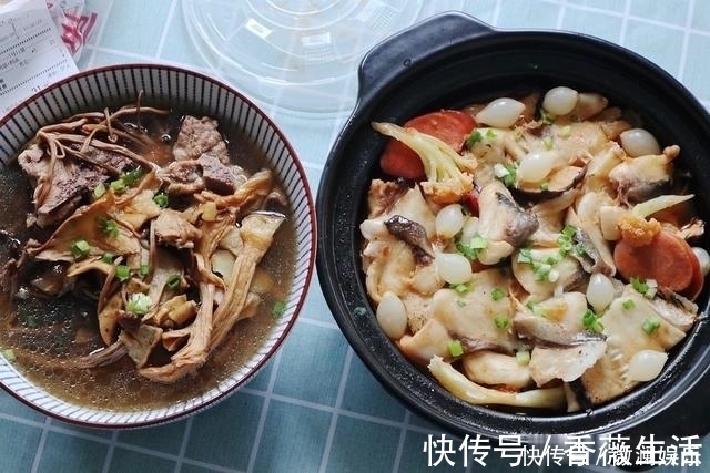 儿子读大学，老两口的极简午餐，晒到朋友圈火了