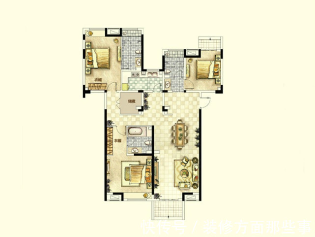 120平简单,和谐,有主题,就是理想中的家