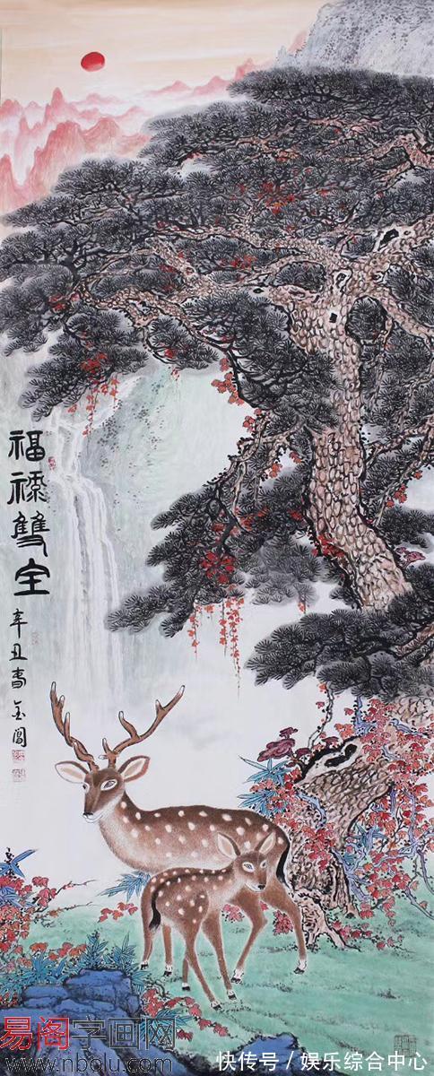 画家&山水之美，诗意之境，尽在画家周金阊的山水画里