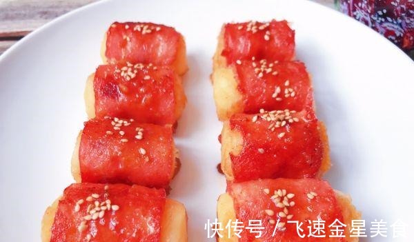 培根|这道照烧培根土豆卷,看一遍就会!这道照烧培根土豆卷,看一遍就会!