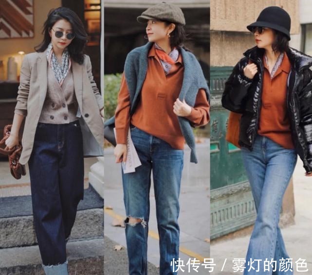 三木 秋冬的针织衫不用多,学三木的穿搭思路,温柔减龄又气质