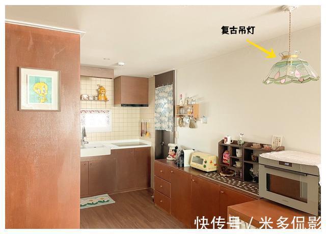 三口之家|120㎡复古风，胡桃木+白的配色干净又养眼，三口之家的简单生活！