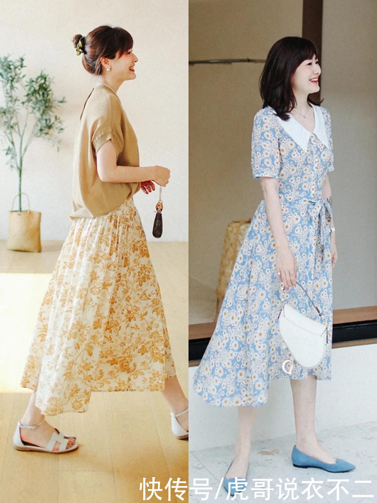 半裙|会穿衣的中年女人更爱“半身裙”，优雅又遮肉，远比同龄人更好看