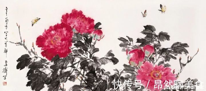 小写意@唯有牡丹真国色!小写意牡丹画150幅,美醉了