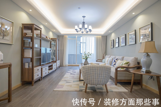 瓷砖|102平简欧三居室，清新原木淡雅淳朴给你一个会呼吸的家