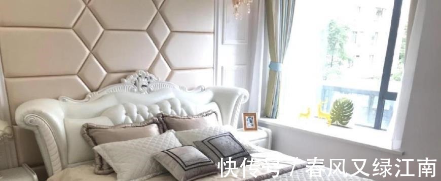 主卧室|晒晒108㎡奢华三居室,一进门就被玄关吸引了,餐厅的效果也不赖!