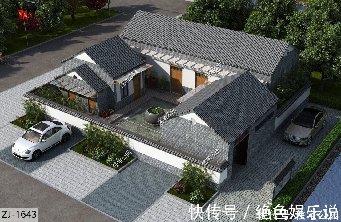 盖房|农村要是没有院,都不好意思让别人做客,2021年盖房选这套就对了