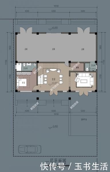 商铺|农村临街自建房，带商铺的设计才实用，第3套造价仅23万