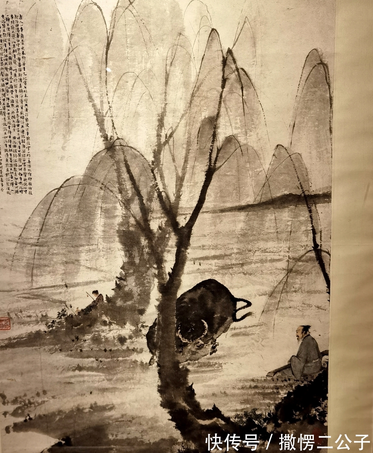 绘画$原创散文:武汉美术馆观大家傅抱石作品