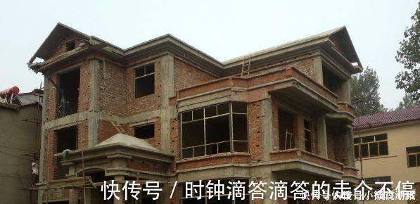 业主|138×12米中式农村别墅，45万建带车库，附建房全过程