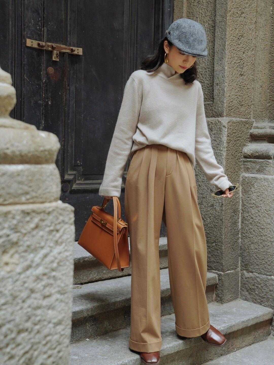 乐福鞋|喜欢拖地西装裤的小仙女们集合了!与这几双鞋子搭配,超级显脚小