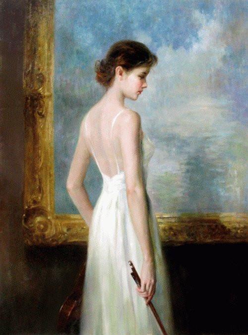 人物!美国华裔广州美术学院画家凯尔文雷人物油画