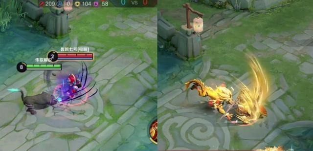 狩猎者|王者荣耀 天狼狩猎者VS李小龙 看看裴擒虎这两款皮肤特效差距