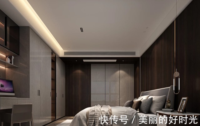 悬浮吊顶|130m极简风+无主灯,悬浮吊顶设计!