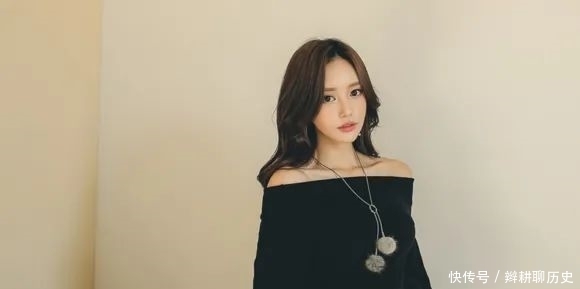 露肩|美图欣赏:孙允珠,黑玫瑰露肩翻领窈窕公主上衣