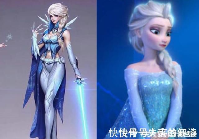 艾莎公主|用星球大战的画风打开迪士尼,艾莎王者气息十足,安娜非常炫酷