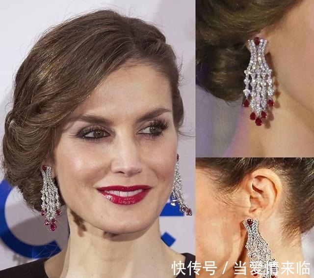 耳环 新年就是要红!王室红宝石珠宝看起来!