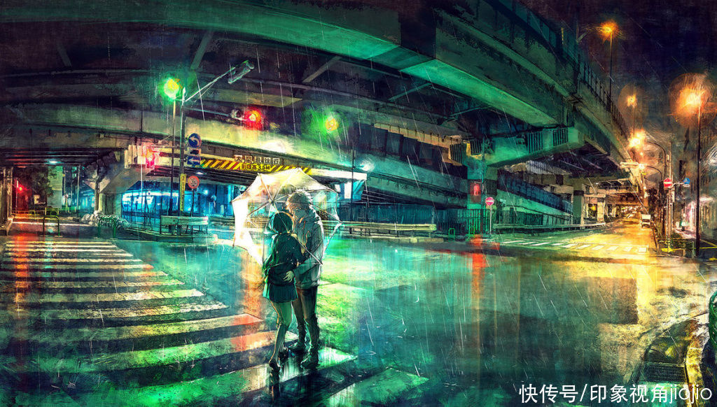 jiojio&有着梦境般画面的人物插画,通透的色彩给作品锦上添花