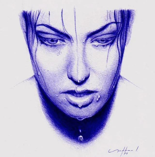 艺术@大神级的圆珠笔画:艺术家纳森·洛伦扎纳的作品