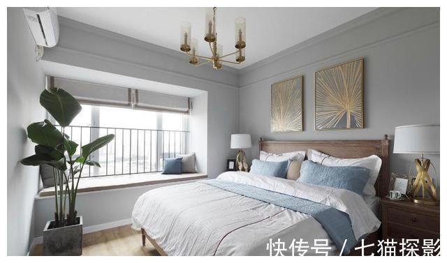 小空间|125㎡清新美式风，简单干净，素雅大气，超赞的设计！