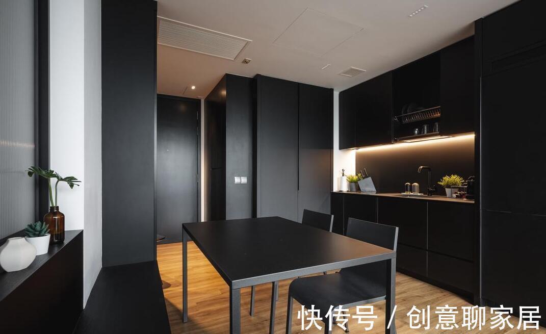 时尚|要是你也一人独居，就装经典黑白灰风，59㎡很时尚一人一屋很潇洒