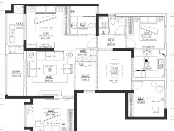 一半皇家风,一半现代感,营造高贵矜持的新家,让朋友羡慕不已