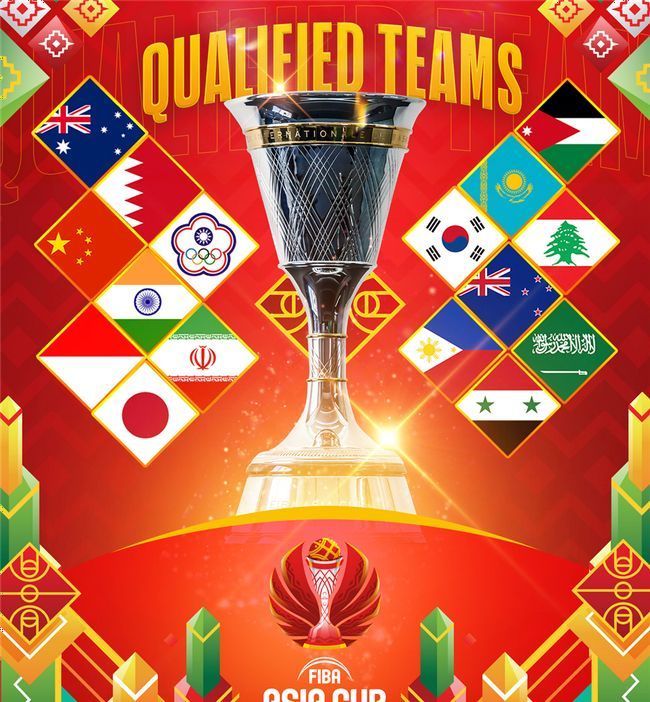 分档|FIBA公布亚洲杯分组抽签分档,中国男篮第一档,澳大利亚或夺冠军