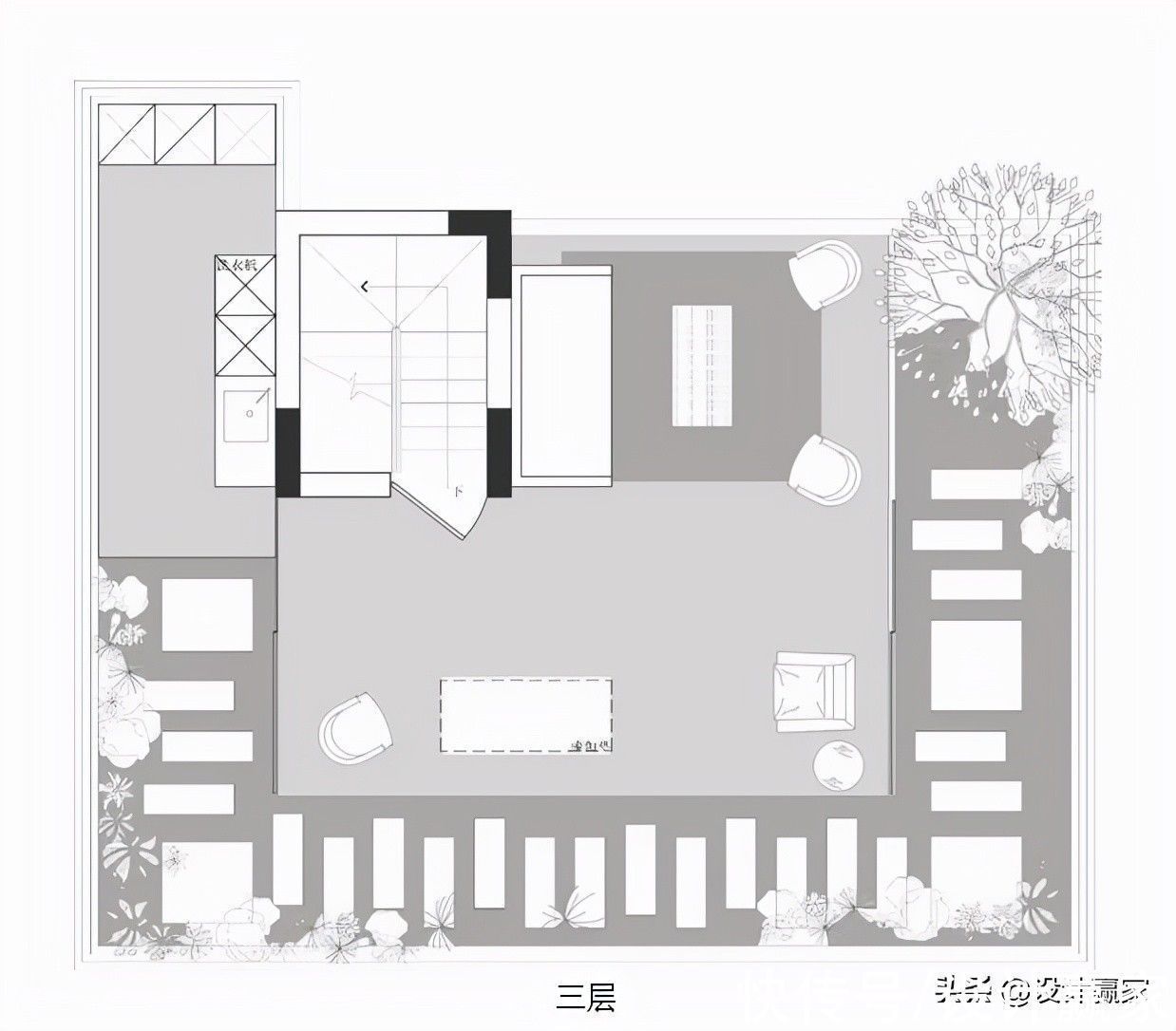 楼梯|200㎡现代风别墅，简约中体现出美感与质感，不愧是企业高管的家