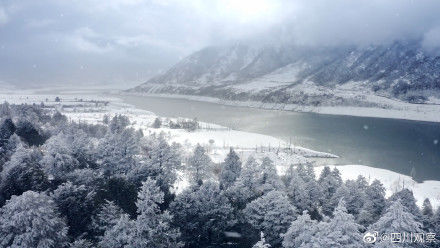 雪景|静谧如画！凉山雪景如绝美水墨画