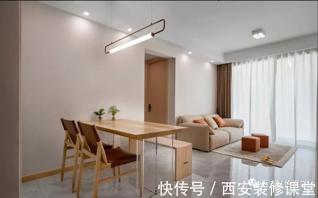 原木清新家|115㎡三室纯南户型,打造原木清新家