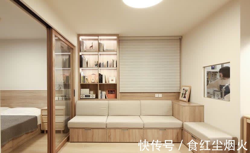 收纳|一家6口挤进56㎡小宅,虽小但布置却井井有条,生活过得十分幸福