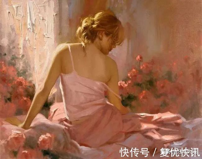 绘画@西式风格淑女绘画——当代画家Richard S. Johnson人物油画欣赏