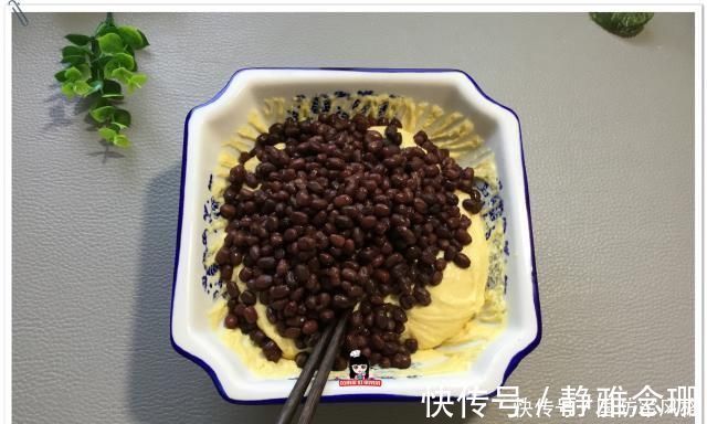 红豆|电饭煲红豆发糕,这样做不用揉面,不用擀面,好吃还简单