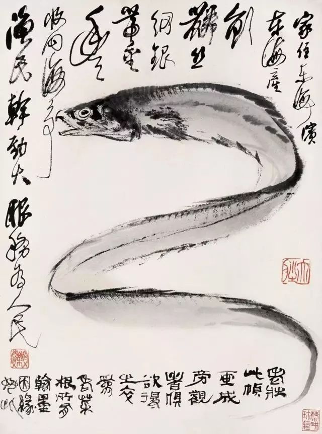 华新罗&张大壮：人淡如菊，以“没骨法”画虾，自创一格