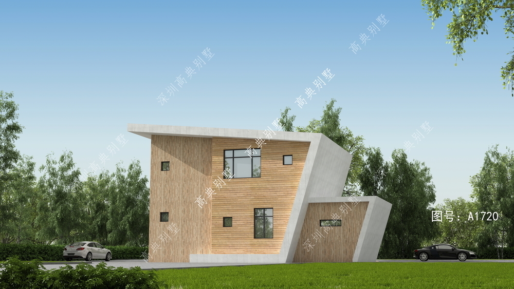 别墅|老家建一栋这样的,现代风格别墅,谁都要会夸赞你一番