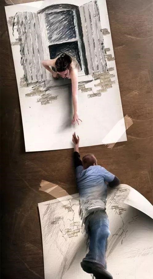 学无术!他的画作惊艳了无数人的眼球,这到底是人在画画还是画在撩人